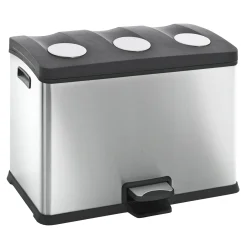 EKO Rejoice Recycling Tretmülltrenner Edelstahl 3x12 Liter