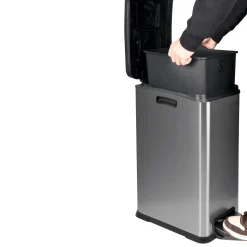 EKO Rejoice Step Bin Tretmülleimer Edelstahl 30 Liter