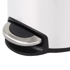 EKO Serene mit Inneneimer aus Metall Treteimer 12 Liter Klappdeckel mit Pedal