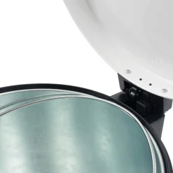 EKO Serene mit Inneneimer aus Metall Treteimer 12 Liter Klappdeckel mit Pedal