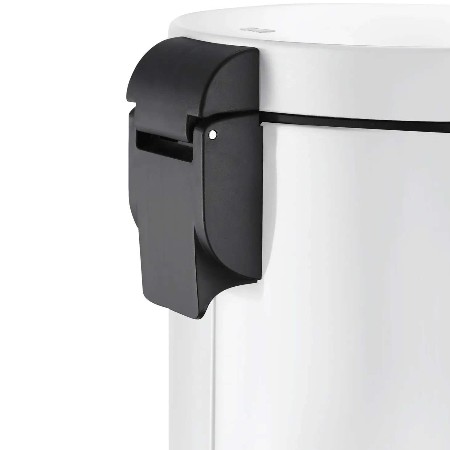 EKO Serene mit Inneneimer aus Metall Treteimer 12 Liter Klappdeckel mit Pedal