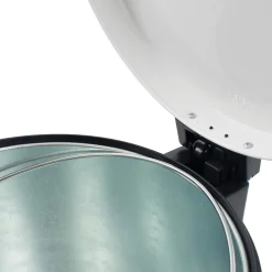 EKO Serene mit Inneneimer aus Metall Treteimer 20 Liter Klappdeckel mit Pedal