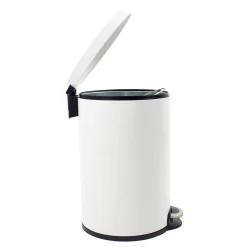 EKO Serene mit Inneneimer aus Metall Treteimer 20 Liter Klappdeckel mit Pedal