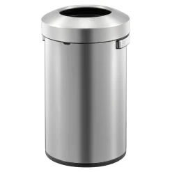 EKO Urban Edelstahl Abfallbehälter offen 50 Liter
