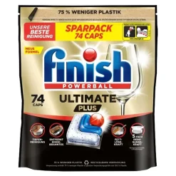 finish Powerball Ultimate Plus fresh Spülmaschinen-Tabs 74 Caps