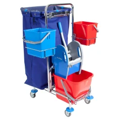 Floorstar SOLID EFA 20 PLUS Einfachfahrwagen 17 Liter mit Deichsel