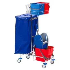 Floorstar SOLID GW 1 2-70 Gerätewagen für 2 x 70 l Abfallsäcke
