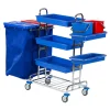 Floorstar SOLID HW 4 Hotelwagen für 2 x 120 l Wäschesäcke