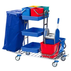 Floorstar SOLID RW 1 Q 2-120 Reinigungswagen für 2 x 120 l Abfallsäcke