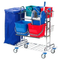 Floorstar SOLID RW 2T 2-70 Reinigungswagen für 2 x 70 l Abfallsäcke