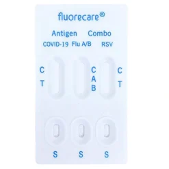 Fluorecare Influenza A+B & Covid-19 & RSV Antigen Selbsttest Kombitest