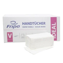 Fripa Papierhandtücher Ideal V-Falz, 25x23 cm, 1-lagig, Zellstoff-Mix