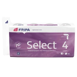 Fripa Select Toilettenpapier Premium Zellstoff 4-lagig, 160 Blatt