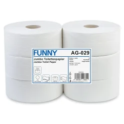 FUNNY Midi-Jumbo-Toilettenpapier 3-lagig, hochweiß, 625 Blatt