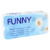 FUNNY Toilettenpapier 3-lagig, hochweiß, 150 Blatt