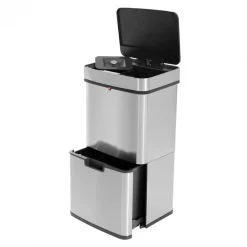 Hailo Öko Vario XL automatischer Mülltrenner mit Sensor 2x25 und 1x4 Liter