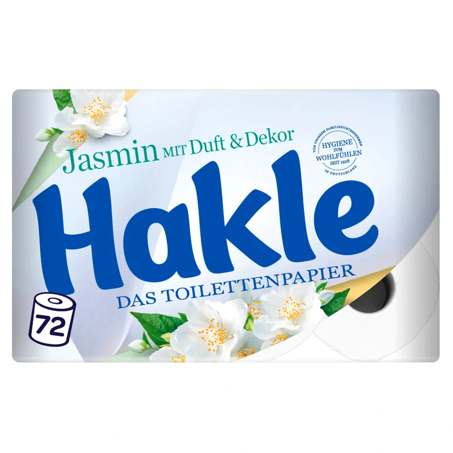 Hakle Jasmin Toilettenpapier Zellstoff, 3-lagig, 150 Blatt