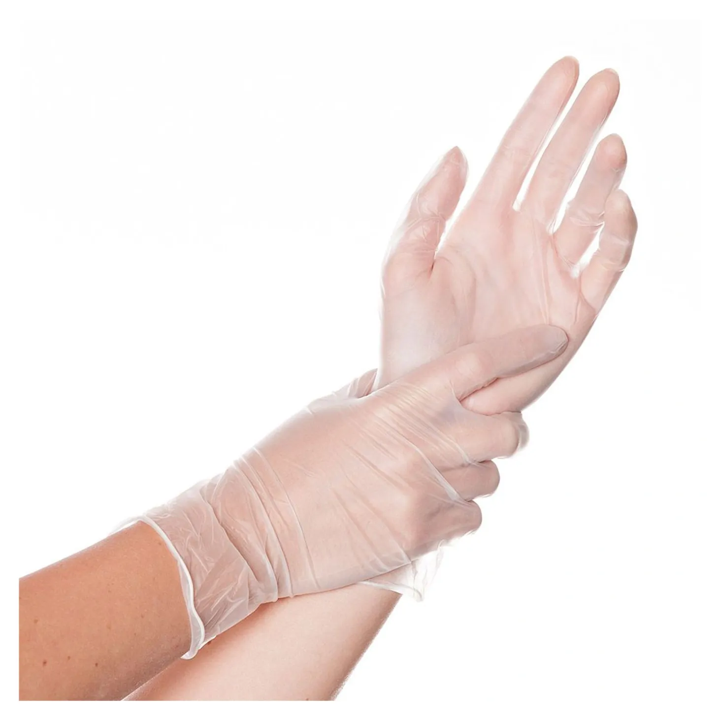 Hygonorm Classic Light Vinylhandschuhe transparent gepudert, VE 1000 Stück