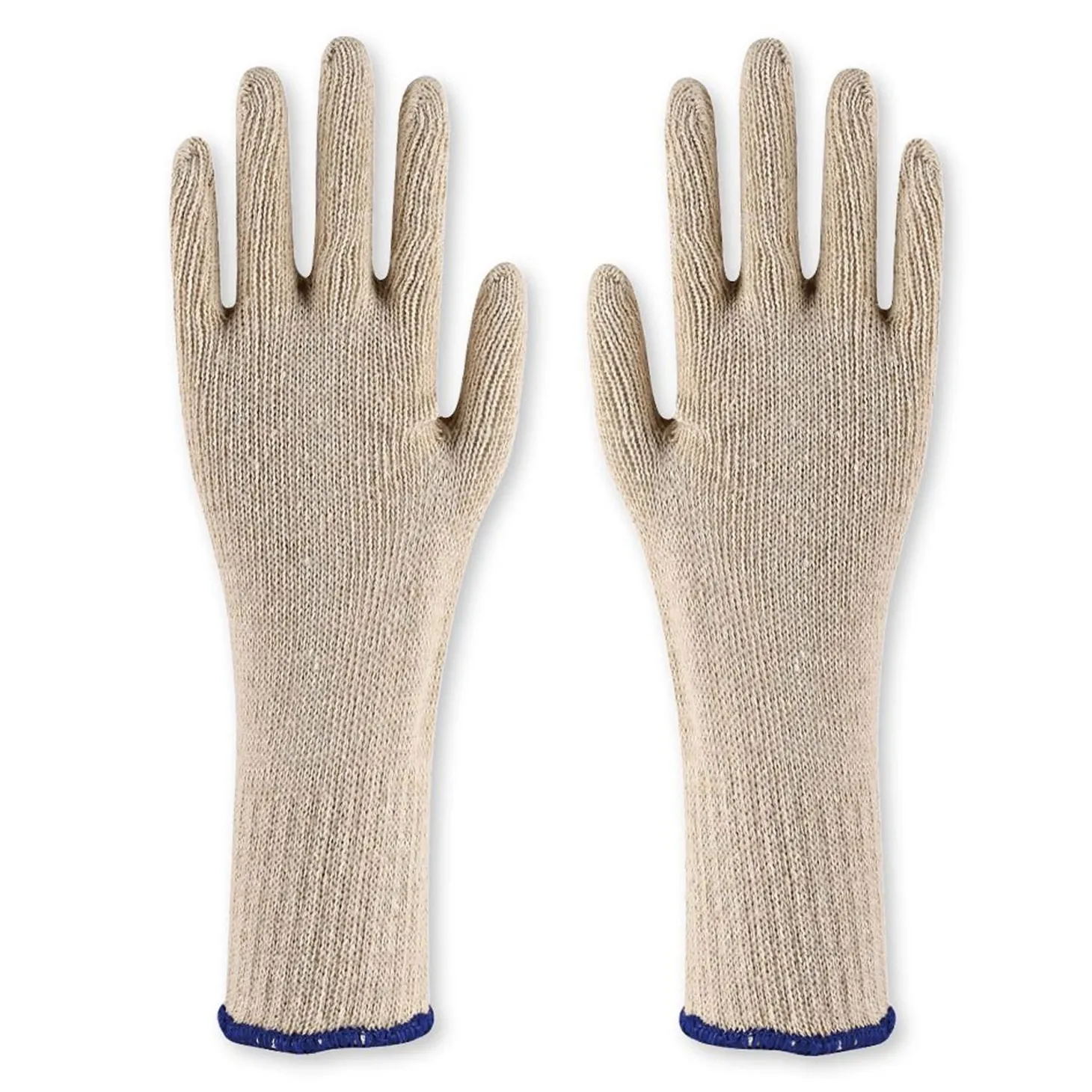 Hygonorm Cuff Long Baumwollhandschuhe natur, VE 600 Stück