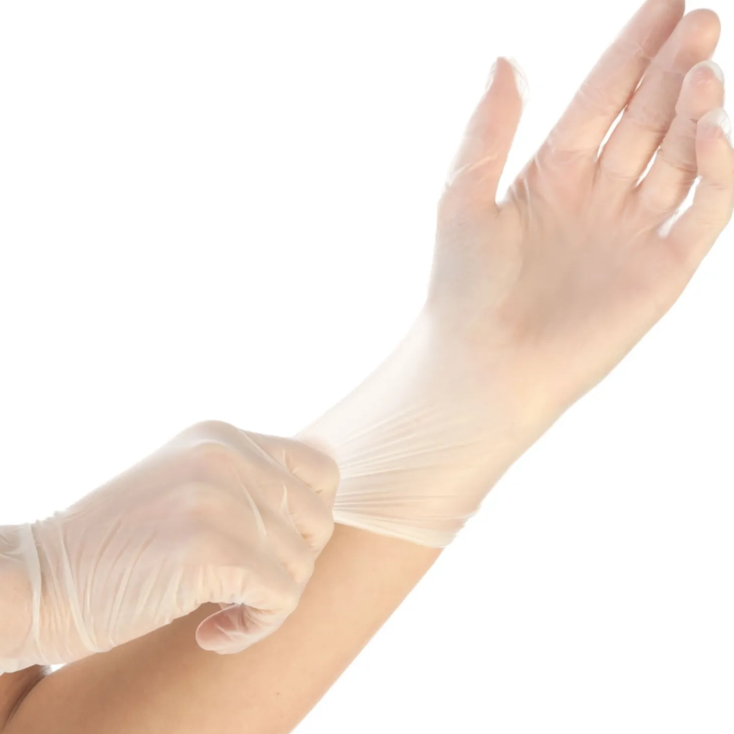 Hygonorm Ideal Fit Vinylhandschuhe transparent puderfrei, VE 1000 Stück