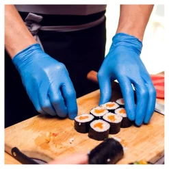 Hygostar Allfood Skin Latexhandschuhe blau gepudert, VE 1000 Stück