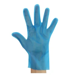 Hygostar Allfood Thermosoft TPE-Handschuhe blau, VE 2000 Stück
