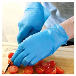 Hygostar Allfood Thermosoft TPE-Handschuhe blau, VE 2000 Stück