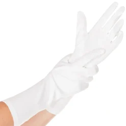 Hygostar Blanc Extra Long Baumwollhandschuhe weiß, VE 300 Paar