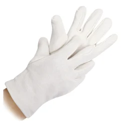 Hygostar Doubled Baumwollhandschuhe weiß, VE 240 Paar