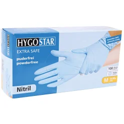 Hygostar Extra Safe Nitrilhandschuhe blau puderfrei, VE 1000 Stück