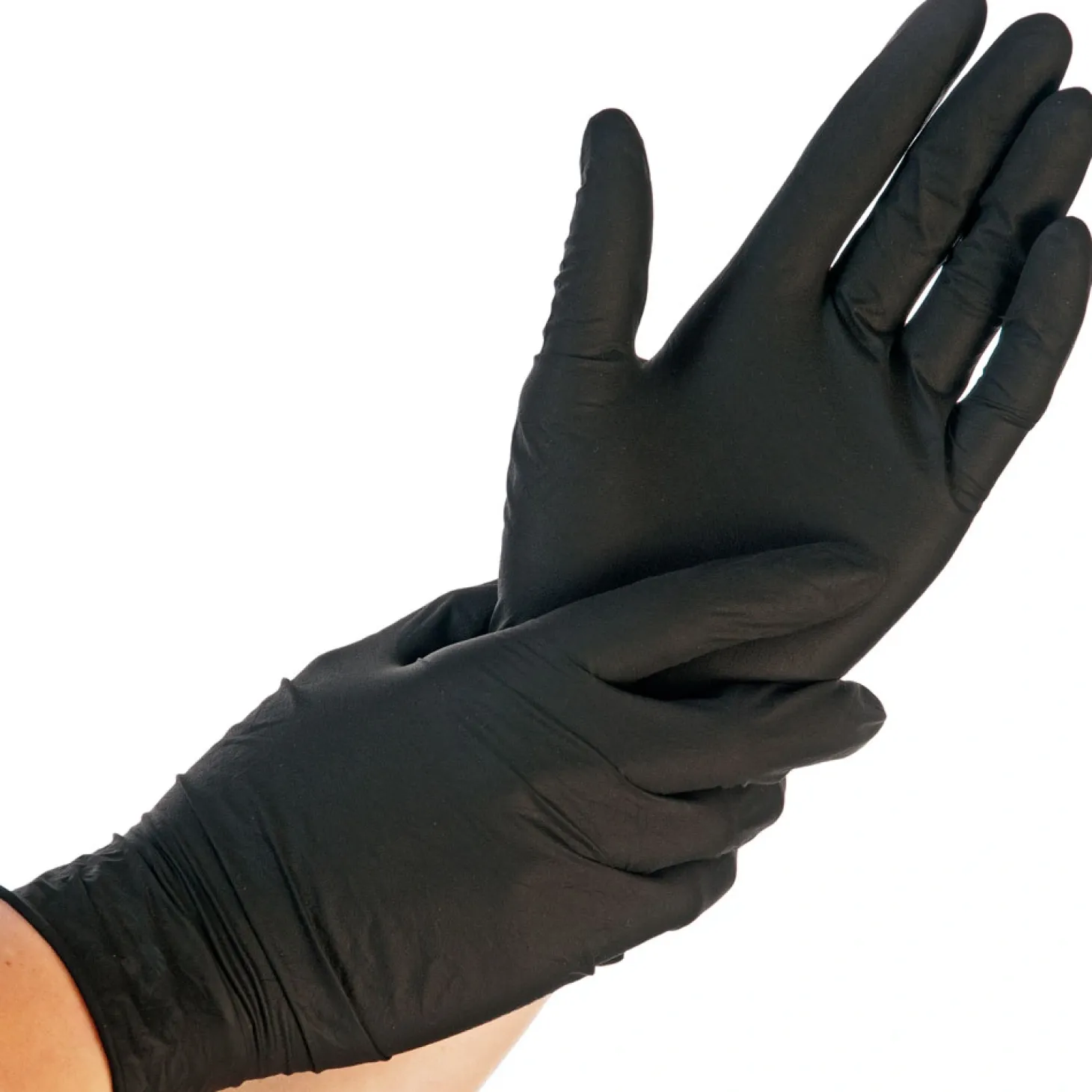 Hygostar Extra Safe Nitrilhandschuhe schwarz puderfrei, VE 1000 Stück