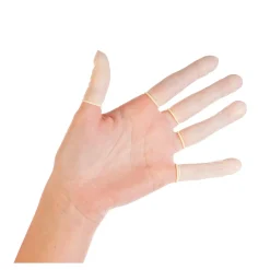 Hygostar Fingerlinge aus Latex weiß puderfrei, VE 15000 Stück