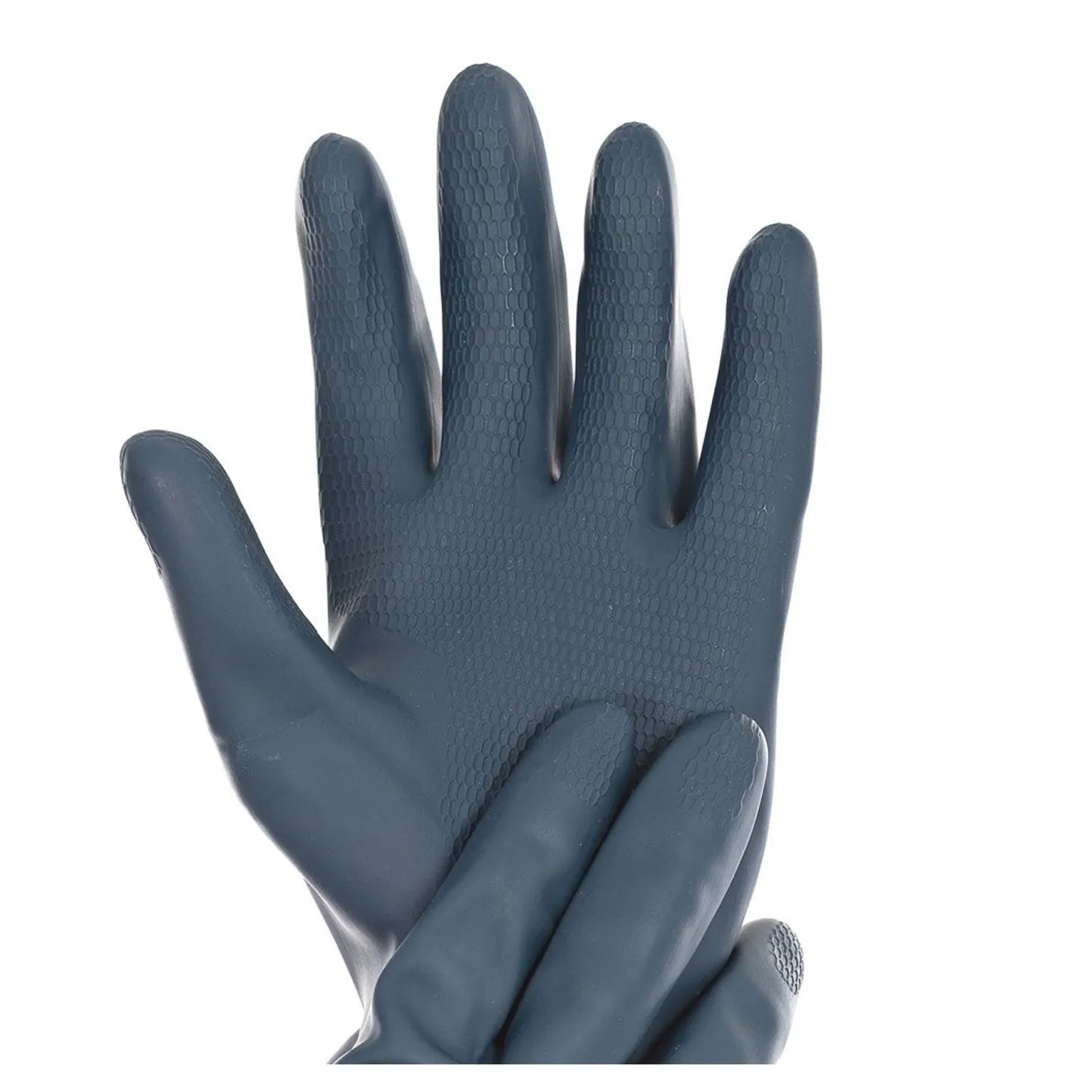 Hygostar Grande Chemikalienschutzhandschuhe mit Latex-Beschichtung petrol, VE 10 Paar