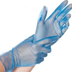 Hygostar Ideal Vinylhandschuhe blau puderfrei, VE 1000 Stück