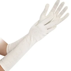 Hygostar Nature Extra Long Baumwollhandschuhe natur, VE 600 Stück