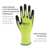 Hygostar Neon Ace Feinstrickhandschuhe mit Polyurethan-Beschichtung gelb, VE 120 Paar