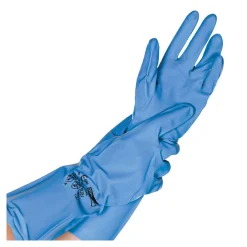Hygostar Professional  Chemikalienschutzhandschuhe mit Nitril-Beschichtung blau, VE 144 Paar