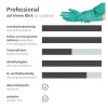 Hygostar Professional Chemikalienschutzhandschuhe mit Nitril-Beschichtung grün, VE 144 Paar