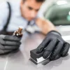 Hygostar Safe Light Nitrilhandschuhe schwarz puderfrei