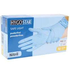 Hygostar Safe Light Nitrilhandschuhe blau puderfrei