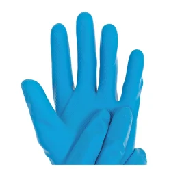 Hygostar Smooth Blue Chemikalienschutzhandschuhe mit Latex-Beschichtung blau, VE 10 Paar