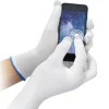 Hygostar Ultra Flex Touch Touchscreen-Handschuhe mit Carbon-Beschichtung weiß, VE 120 Paar