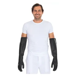 Hygostar Work Chemikalienschutzhandschuhe schwarz, VE 12 Paar