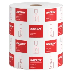 Katrin 485049 Centerfeed M Handtuch-Mehrzweckrolle Innenabrollung, perforiert, 1-lagig, 300 Meter