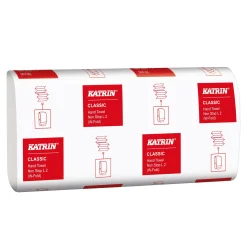 Katrin 61594 Classic L2 Papierhandtücher Tissue, W-Falz, 2-lagig, 20,3 x 32 cm