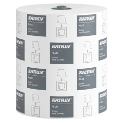 Katrin 94950 Plus System-Handtuchrollen M2 hochweiß 2-lagig, 180 Meter