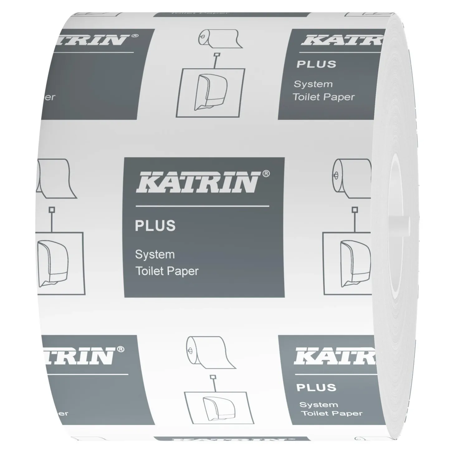 Katrin 66940 Plus System Toilettenpapier 800 2-lagig 800 Blatt