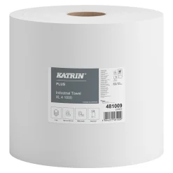 Katrin 481009 XL Industrieputztuchrolle, 4-lagig, 26,5 cm breit, 1000 Tücher