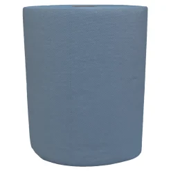 Katrin 464224 XXL Industrieputztuchrolle mit Zwischenverleimung blau, 3-lagig, 38 cm breit, 500 Tücher