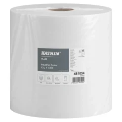 Katrin 481054 XXL Industrieputztuchrolle, 4-lagig, 38 cm breit, 1000 Tücher